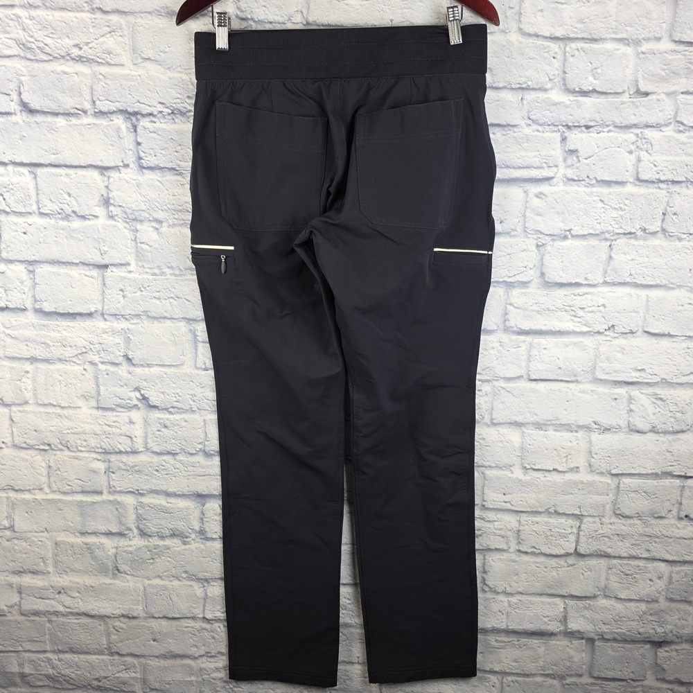 Duluth Trading Black Women Hills Hiking Outdoor Water Repellent Cargo Pants 6X31 - Picture 3 of 10